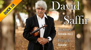 David Saffir - Brahms And Franck - Quick Tix