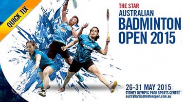 Australian Badminton Open 2015 - Quick Tix