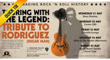 Touring with the Legend Tribute to Rodriguez